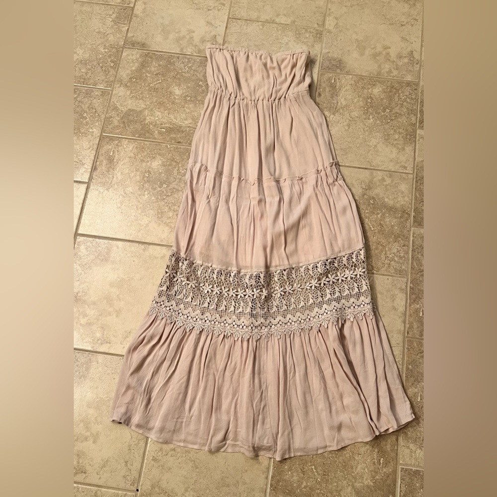 Pink Lilly maxi dress NWT